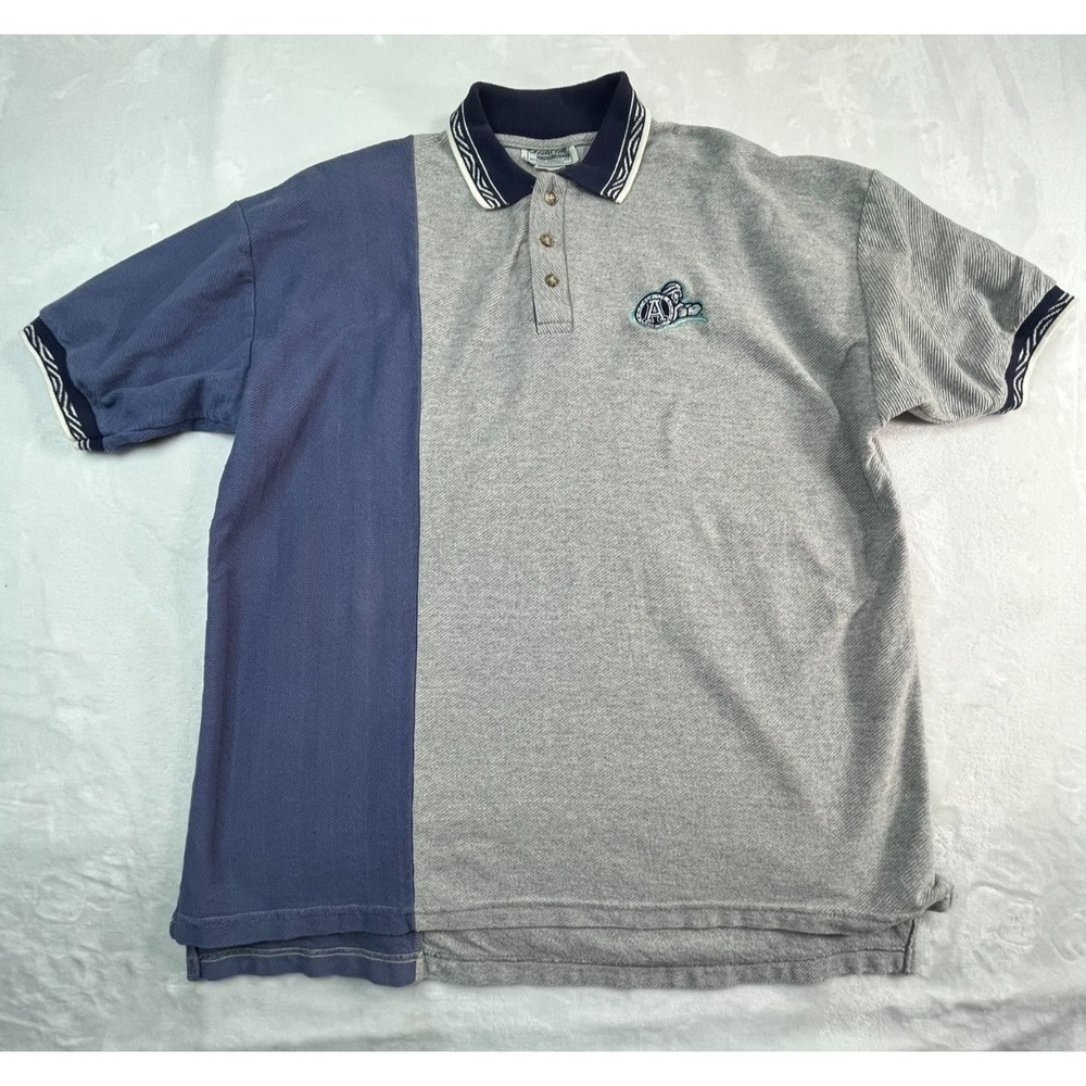 VTG Toronto Argonauts Labatt Blue Mens‎ XL Polo Shirt Embroidered Gray